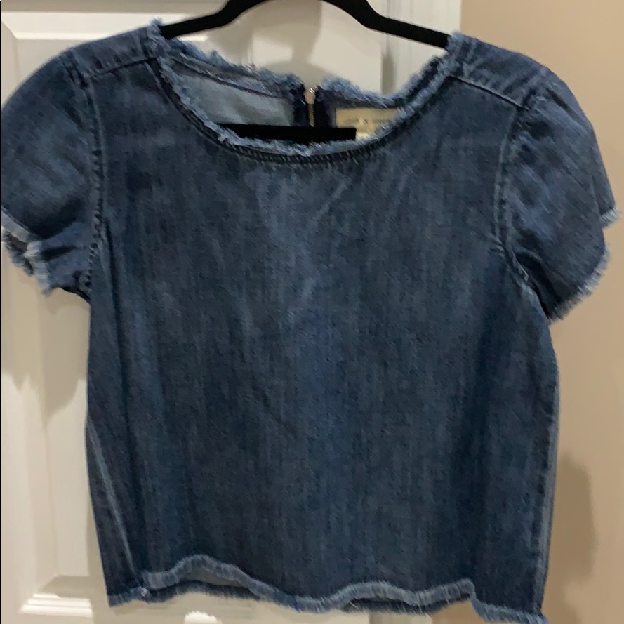 Cloth And Stone Denim Top